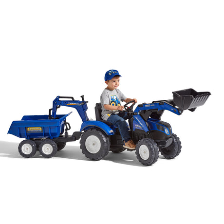 Rendegraver inkl. vogn med tiplad FALK New Holland