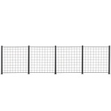 4 Fag espalier antracit grå 100 x 100 cm inkl. 5 alu stolper 108 cm