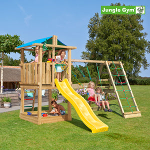 Legetårn Jungle Gym Hut 2.1 m/2-Climb Module 220 ekskl. rutschebane