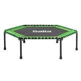 Fitness trampolin med håndtag, grøn Salta