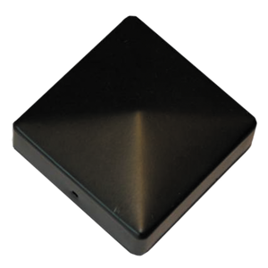 Stolpehat sort - 71 x 71 mm