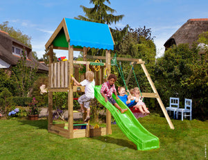 Legetårn Jungle Gym Home 2.1 m/2-Swing Module 220 ekskl. rutschebane