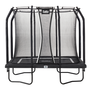Trampolin Premium Black Edition rektangulær 305 x 214 cm inkl. sikkerhedsnet Salta