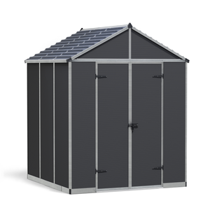 Skur Rubicon 5,4 m2. mørkegrå Palram - Canopia