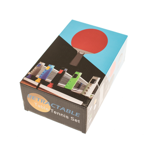 Bordtennissæt med justerbart net - 2 bat og 4 bolde NORDIC Games