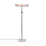 Terrassevarmer 2000W gulvmodel, sølv