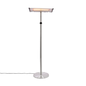 Terrassevarmer 2000W gulvmodel, sølv