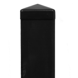 Stolpehat sort 71 x 71 mm