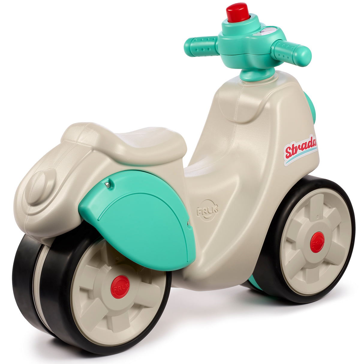 Strada første års scooter cremfarvet og grøn FALK