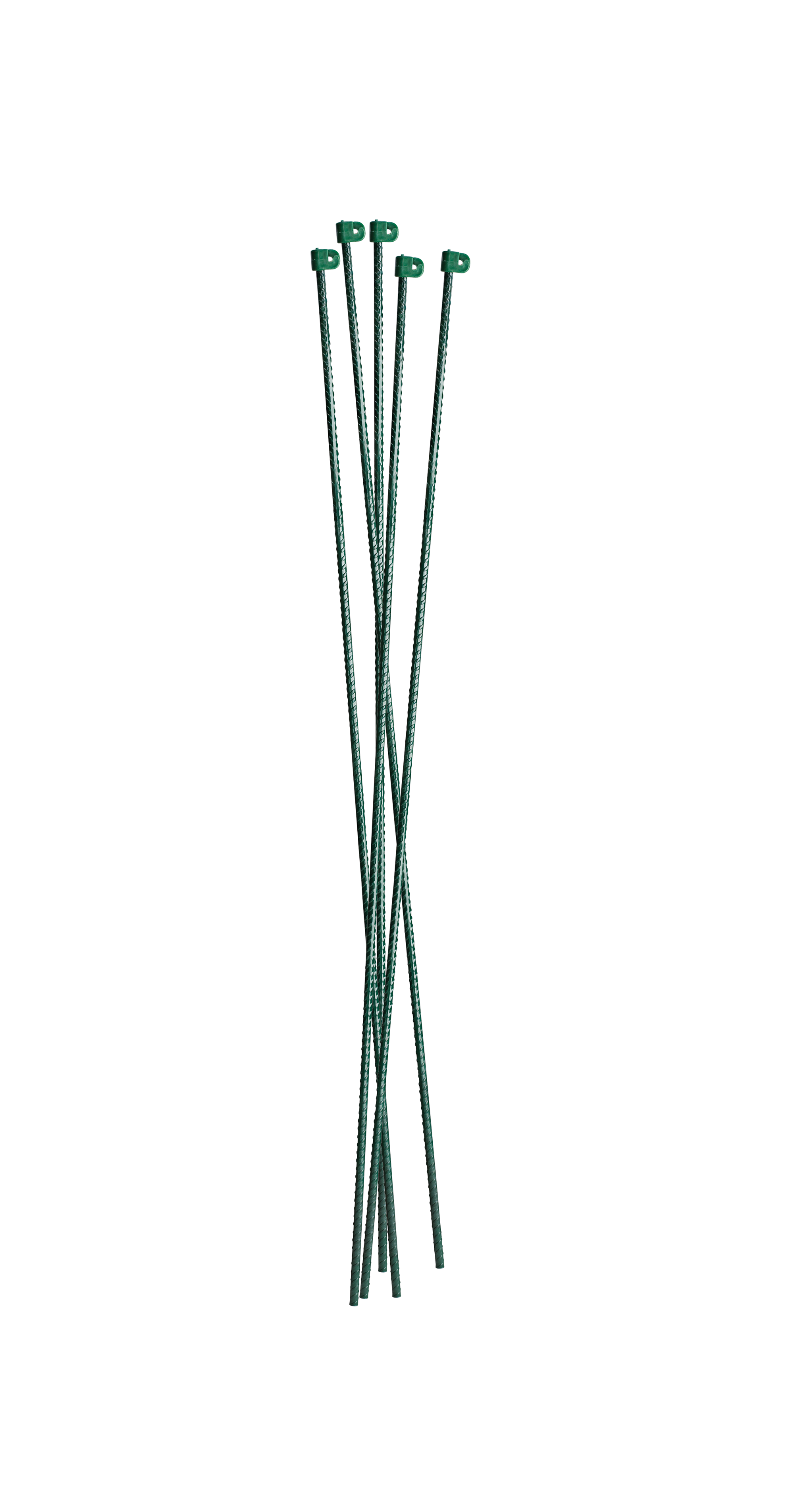 Tentorpæl - 10 mm grøn, med grøn hætte, 145 cm, colli 10 stk.