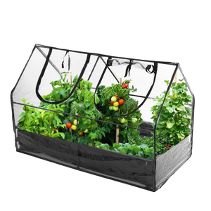 Drivhus med bund 130 x 85 x 65 cm