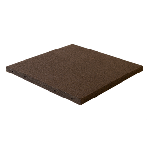 Gummiflise 50 x 50 x 3 cm sort Active 7,5 m2 - 30 stk.