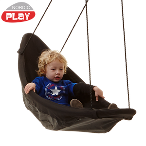 Kanogynge, sort 153 x 54 cm