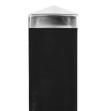 Stolpehat rustfri 71 x 71 mm
