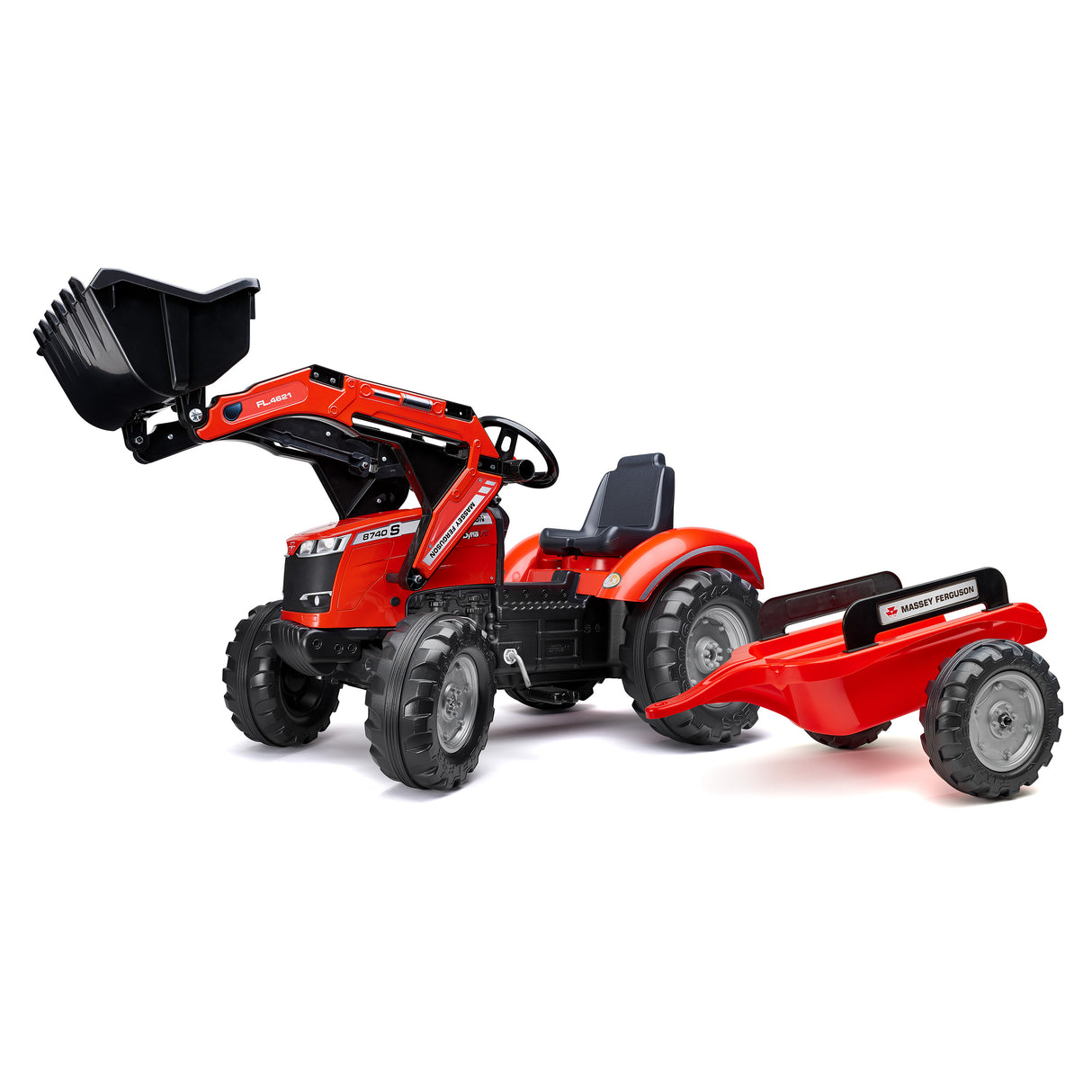 Frontlæsser med vogn FALK Massey Ferguson