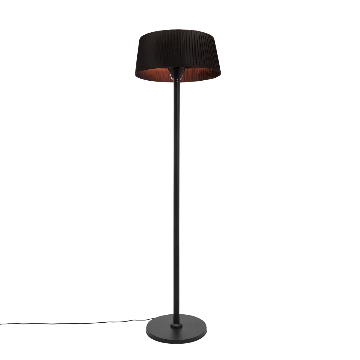Terrassevarmer 2100W gulvmodel - sort