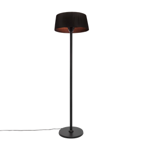 Terrassevarmer 2100W gulvmodel - sort