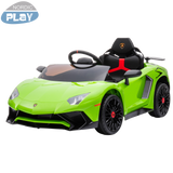 Elbil Lamborghini Aventador, 12V, limegrøn