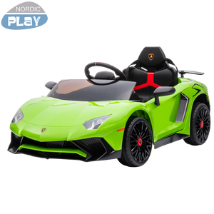 Elbil Lamborghini Aventador, 12V, limegrøn