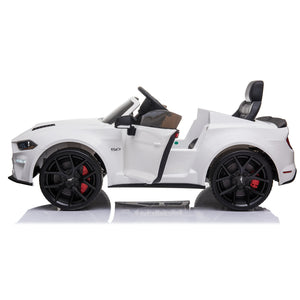 Elbil Ford Mustang 2x12V batteri, 24V output EVA hjul, PU lædersæde