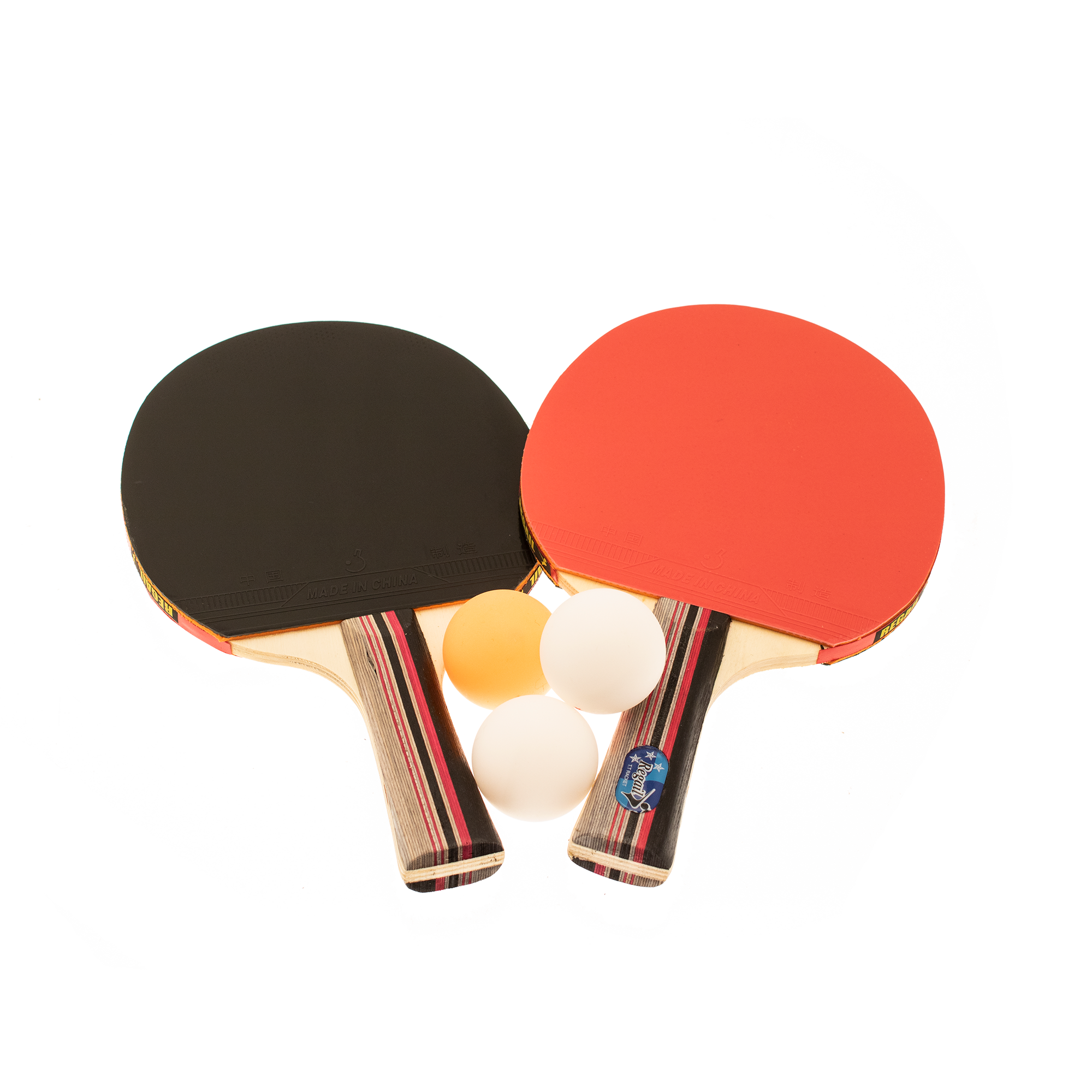 Bordtennis bat - Basic 2 bat og 3 bolde NORDIC Games