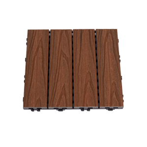 Terrasseflise komposit 30 x 30 cm 4-pak, teak