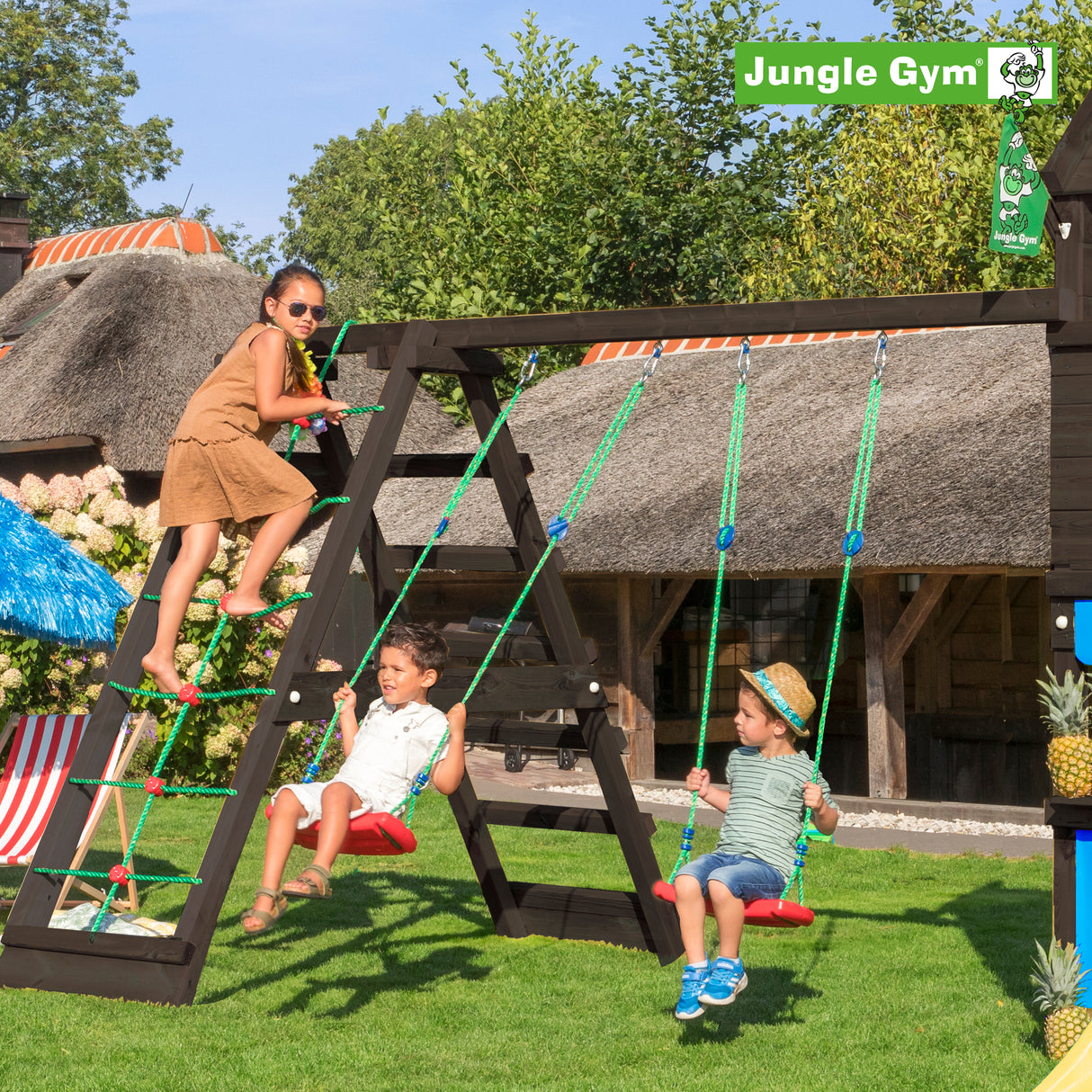 2-Climb Modul 220, Jungle Gym, grundmalet sort