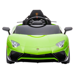 Elbil Lamborghini Aventador, 12V, limegrøn