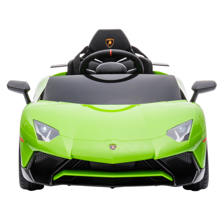 Elbil Lamborghini Aventador, 12V, limegrøn