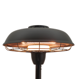 Terrassevarmer 900/2100W gulvmodel snorafbryder HA, sort