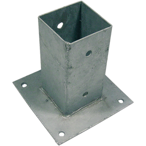 Stolpefod galvaniseret 71 x 71 mm, H: 150 mm