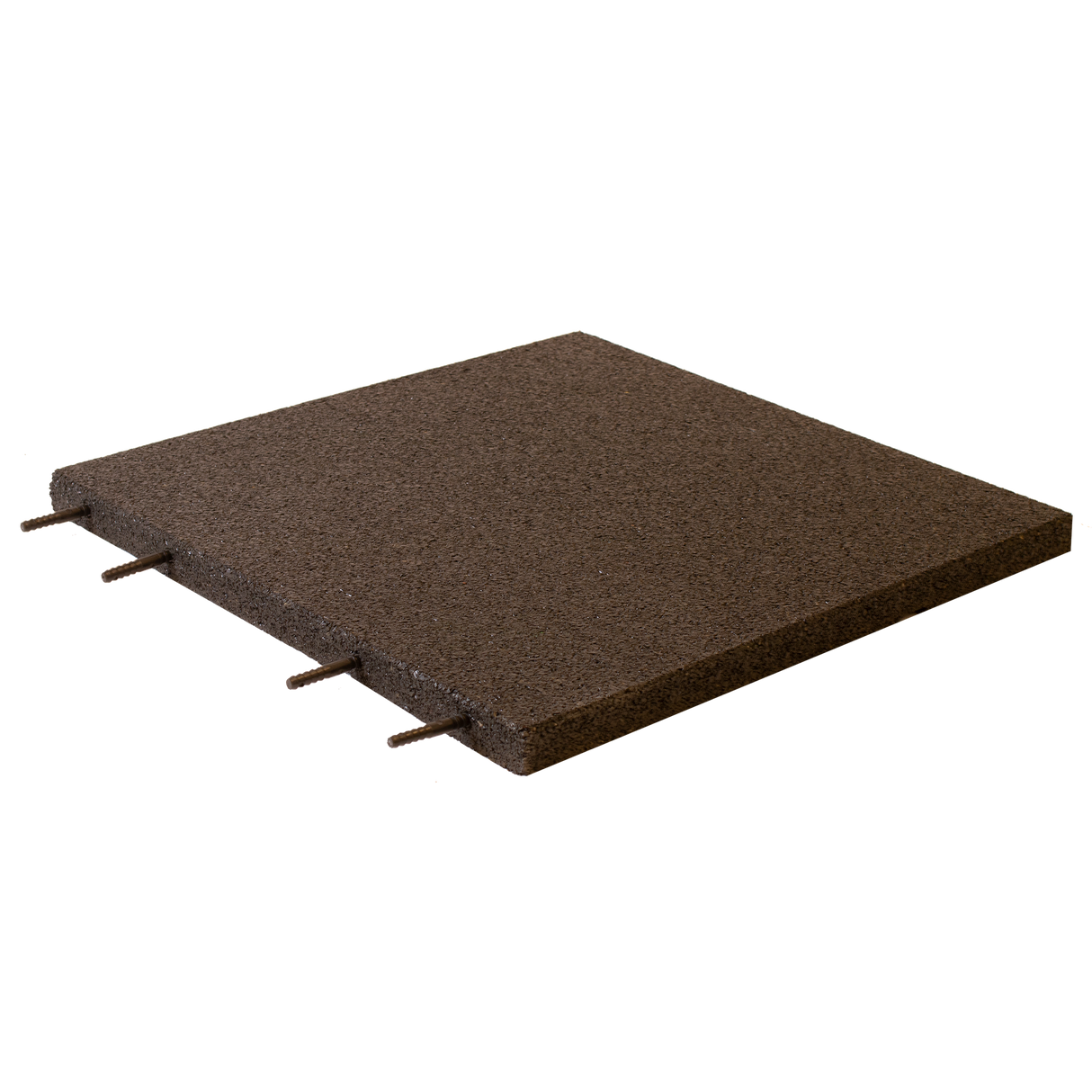 Gummiflise 50 x 50 x 3 cm sort Active 7,5 m2 - 30 stk.