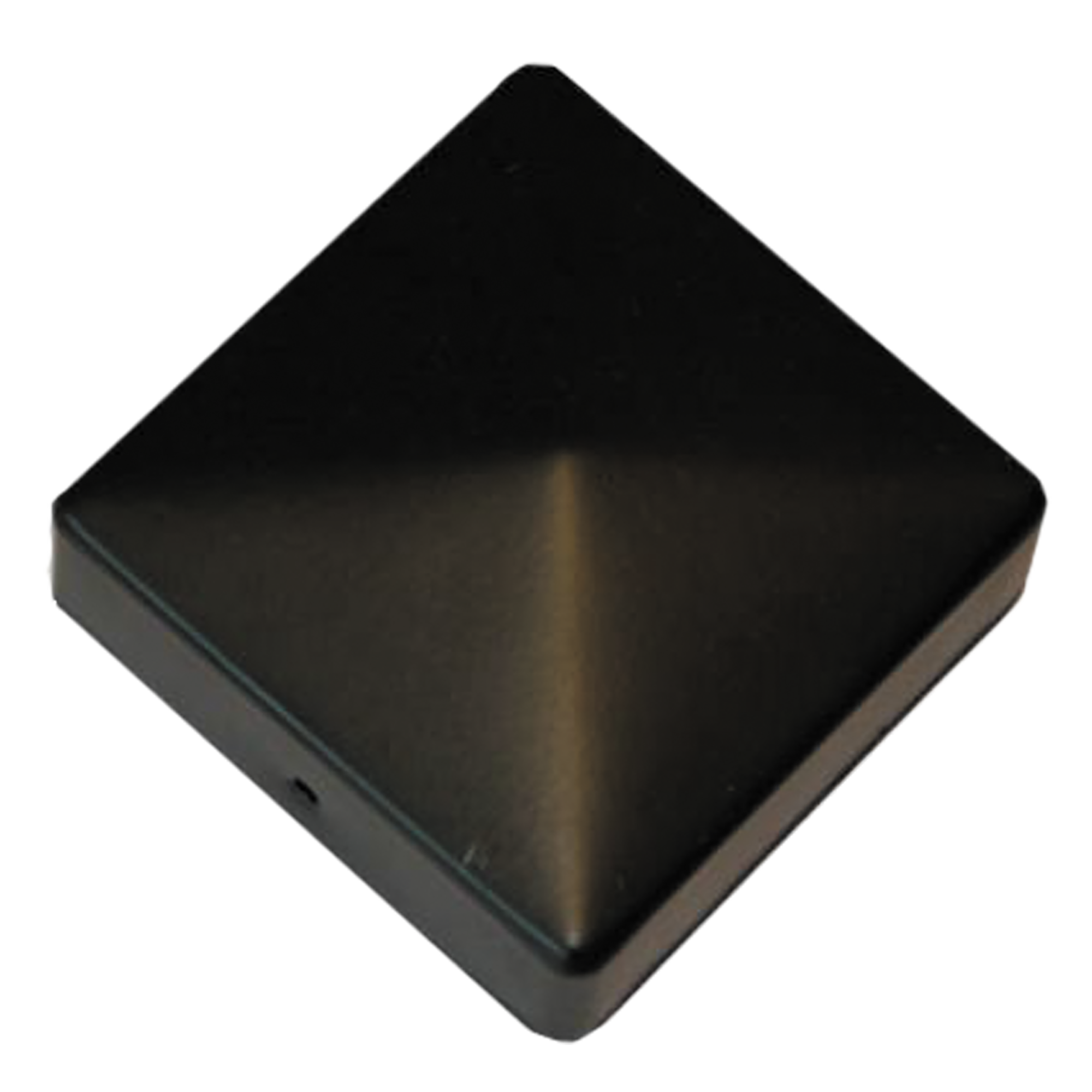 Stolpehat sort - 75 x 75 mm