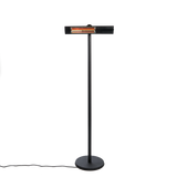 Terrassevarmer 500/1000/1500W gulvmodel, remote, RGT, sort