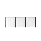 3 Fag espalier antracitgrå 100 x 100 cm inkl. 4 alu stolper 108 cm