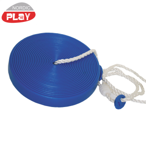 Tallerkengynge med reb - blå