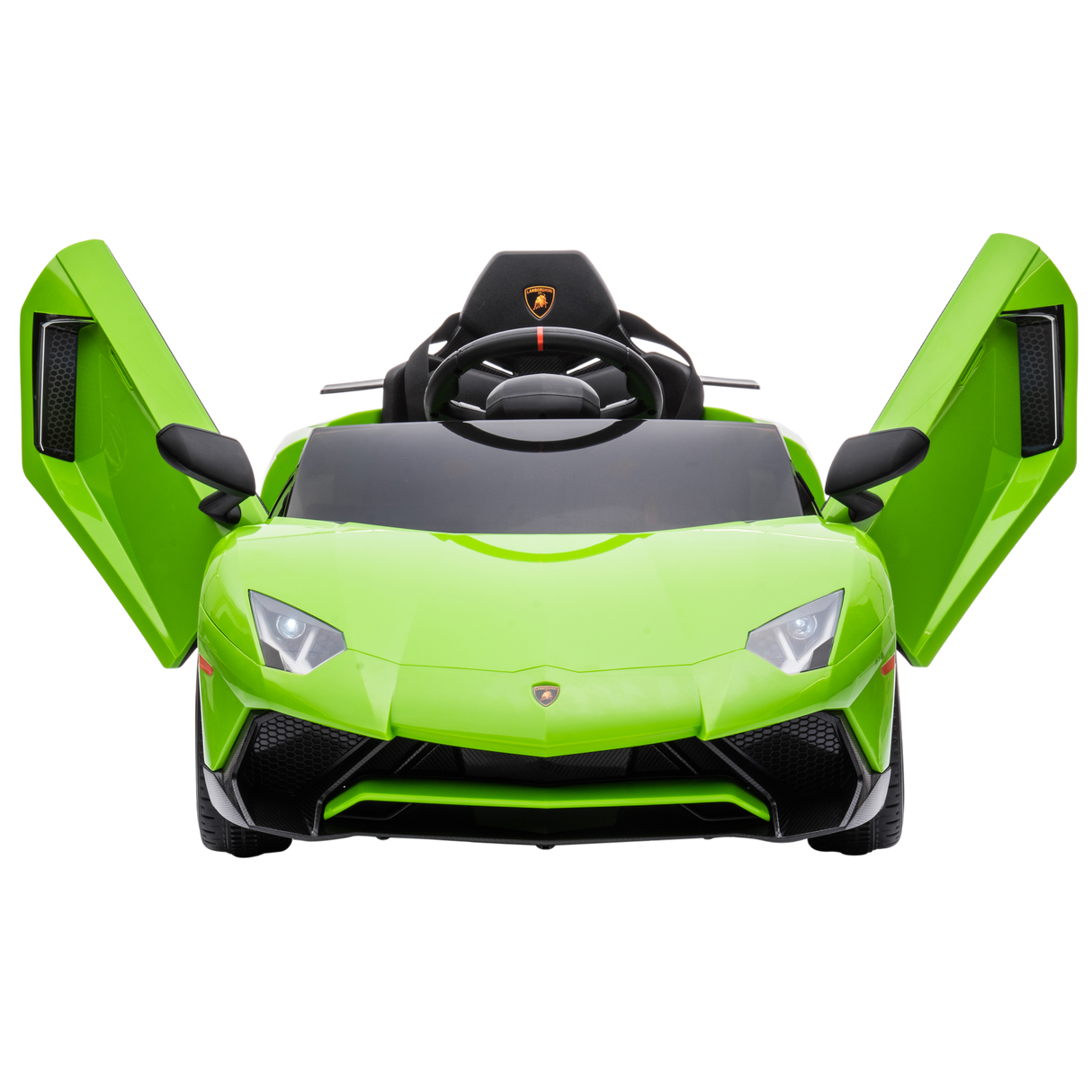 Elbil Lamborghini Aventador, 12V, limegrøn