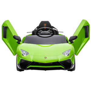 Elbil Lamborghini Aventador, 12V, limegrøn