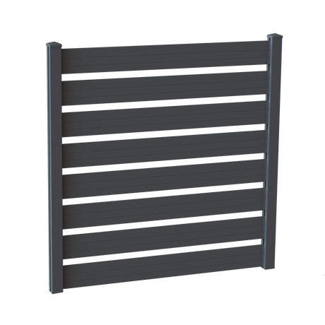 Aluminiumslameller for 100 x 100 cm hegn
