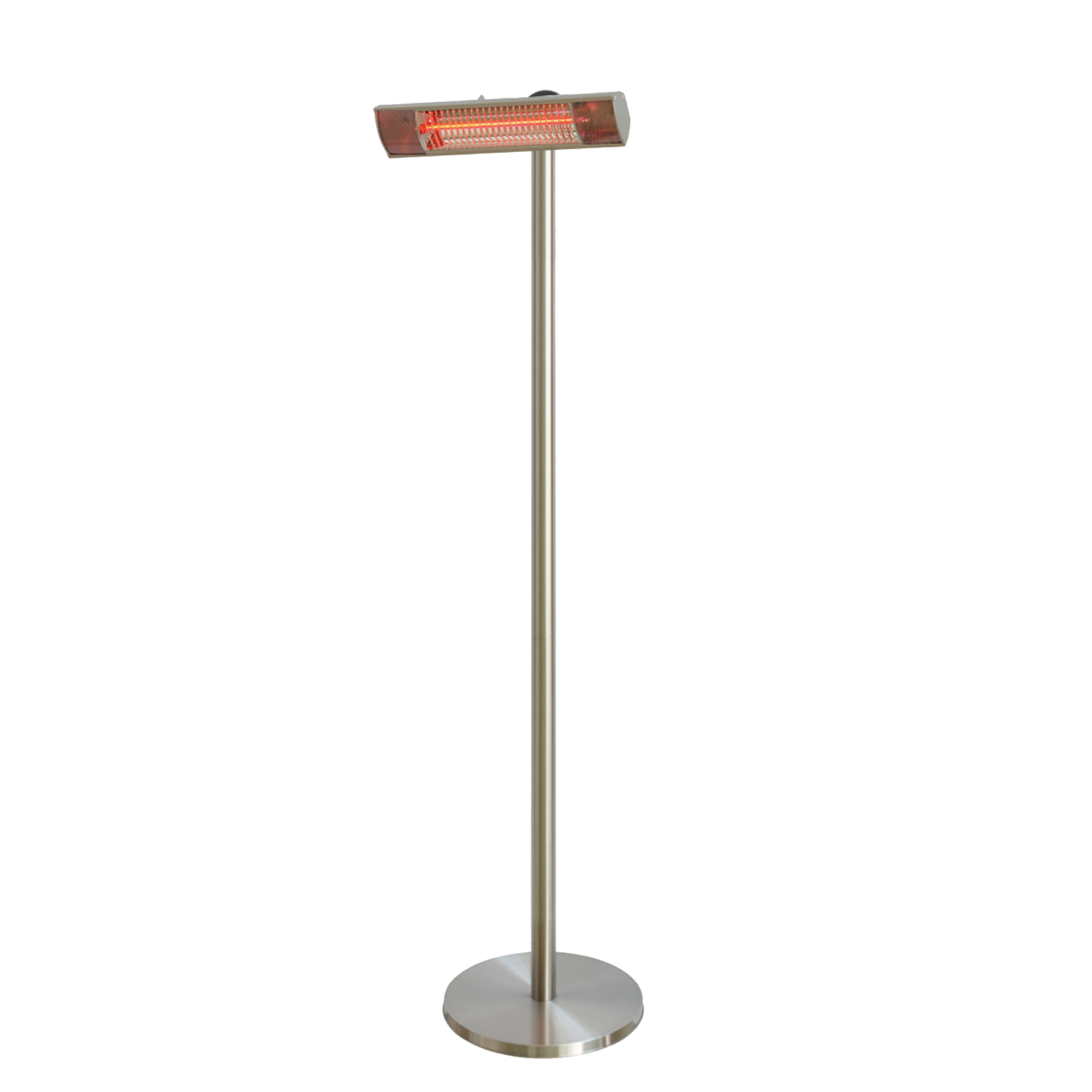 Terrassevarmer 1500W gulvmodel - GT, sølv