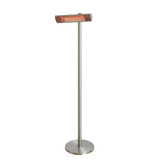 Terrassevarmer 1500W gulvmodel - GT, sølv