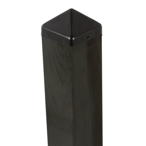 Stolpehat sort - 101 x 101 mm