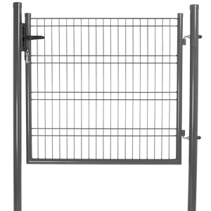 Låge for panelhegn 103 x 118 cm, grå