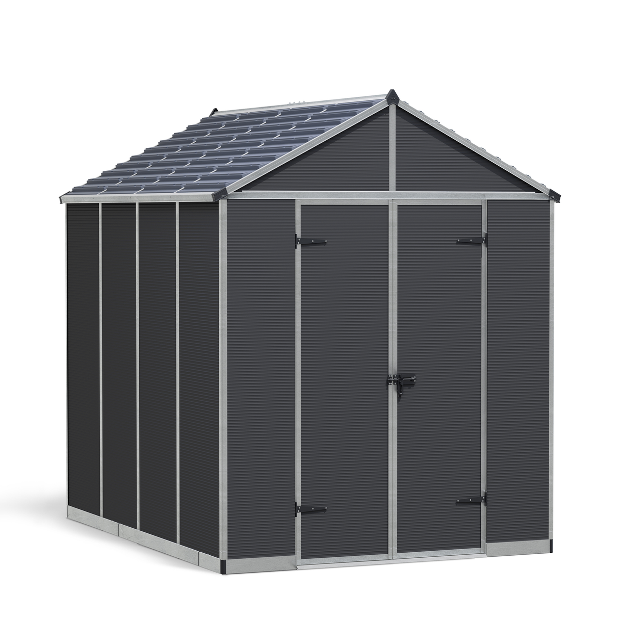 Skur Rubicon 7,2 m2. mørkegrå Palram - Canopia