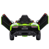 Elbil Lamborghini Aventador, 12V, limegrøn