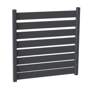Aluminiumslameller for 100 x 100 cm hegn