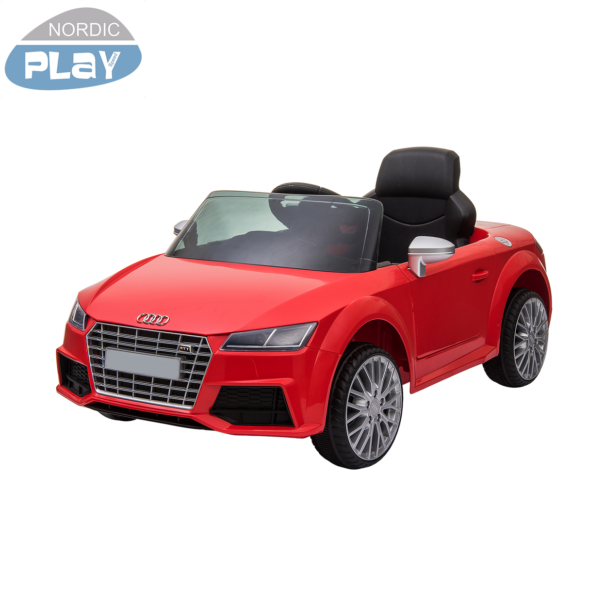 Elbil Audi TTS Roadster 12V med EVA-hjul