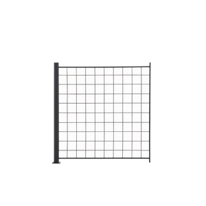 1 Tillægsfag espalier antracit grå 100 x 100 cm inkl. 1 alu stolper 108 cm