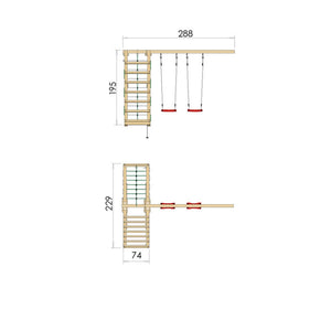 2-Climb Module 200 Jungle Gym