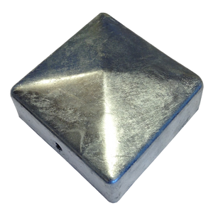 Stolpehat varmgalv - 76 x 76 mm